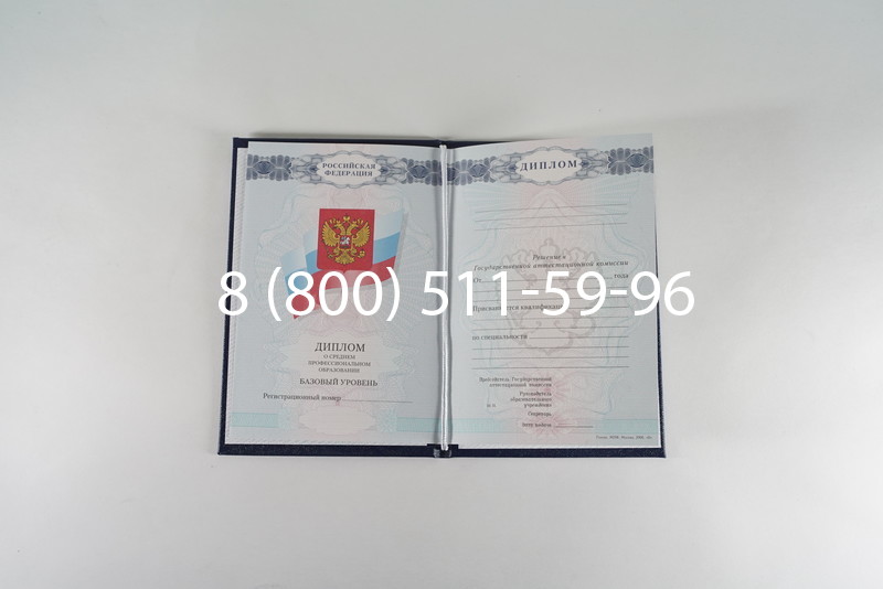 Диплом колледжа 2007-2010 годов в Воронеже