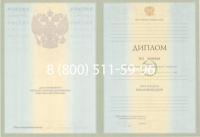 Купить Диплом специалиста 2003-2009 годов в Воронеже